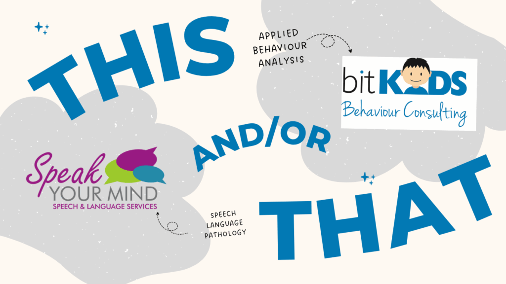 This (ABA) and/or That (SLP) visual with logos